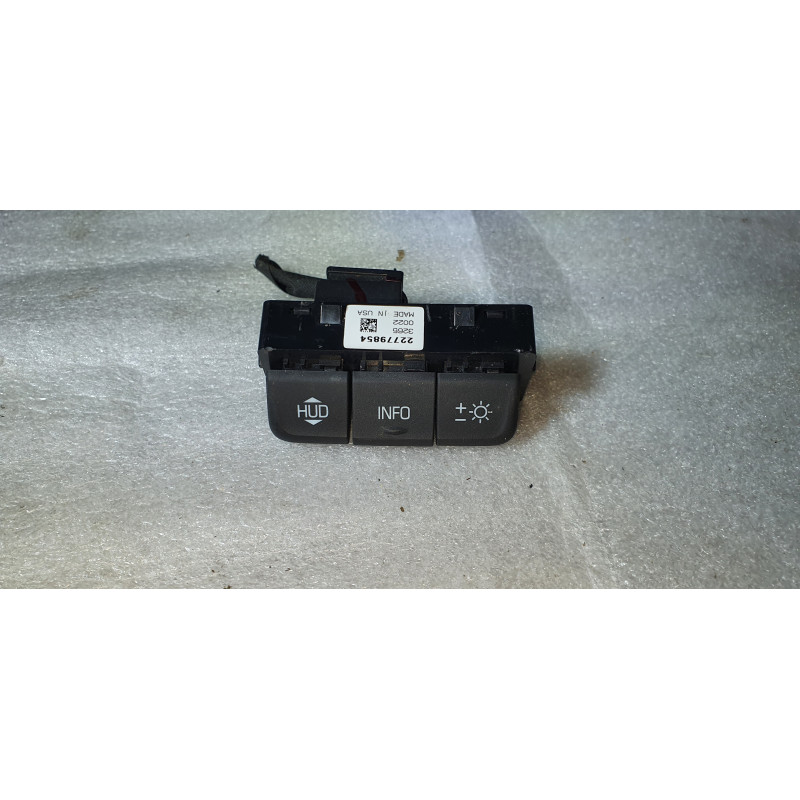 CADILLAC CTS CORVETTE HEADS UP DISPLAY HUD INFO CONTROL SWITCH 2014-2019 GM 22779854 22872694