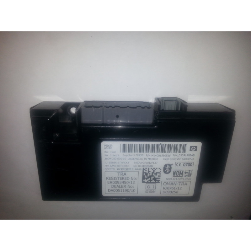 DODGE DART TELEMATICS CONTROL MODULE 20122015 05091908AB