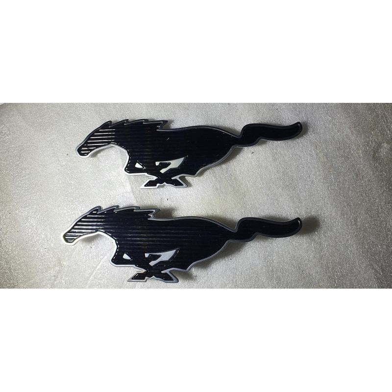 FORD MUSTANG Mach-E REAR GRILLE LOGO EMBLEM NAMEPLATE BLACK 2020-2024 LJ8B-8A224-AC LJ8Z 8A224-A