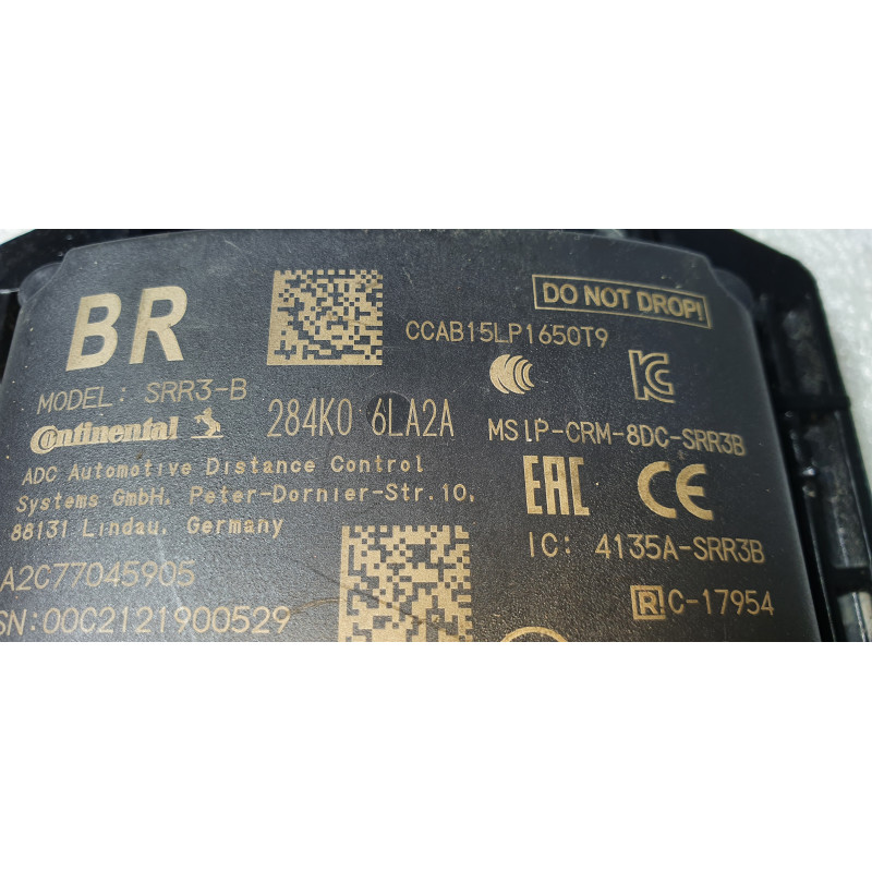 NISSAN SENTRA REAR BLIND SPOT MONITOR SENSOR MODULE 2020