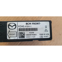 MZDA 3 6 CX-5 CX-9 FRONT BODY CONTROL MODULE BCM 2013-2018 KD45-675X0C