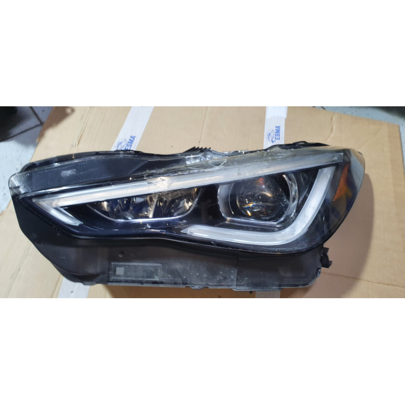 INFINITI Q60 LEFT FULL LED HEADLIGHT 2017-2022 26060-5CH0A 260605CH0A GLASS DEFECT USA