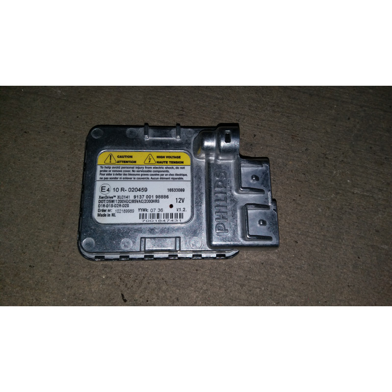 CADILLAC STS HEADLIGHT XENON BALLAST MODULE 2005-2011 PHILLIPS GM 16533089 10R-020459