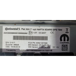 JEEP RENEGADE RADIO NAVIGATION INFO DISPLAY SCREEN MONITOR 2018-2021 00521307090