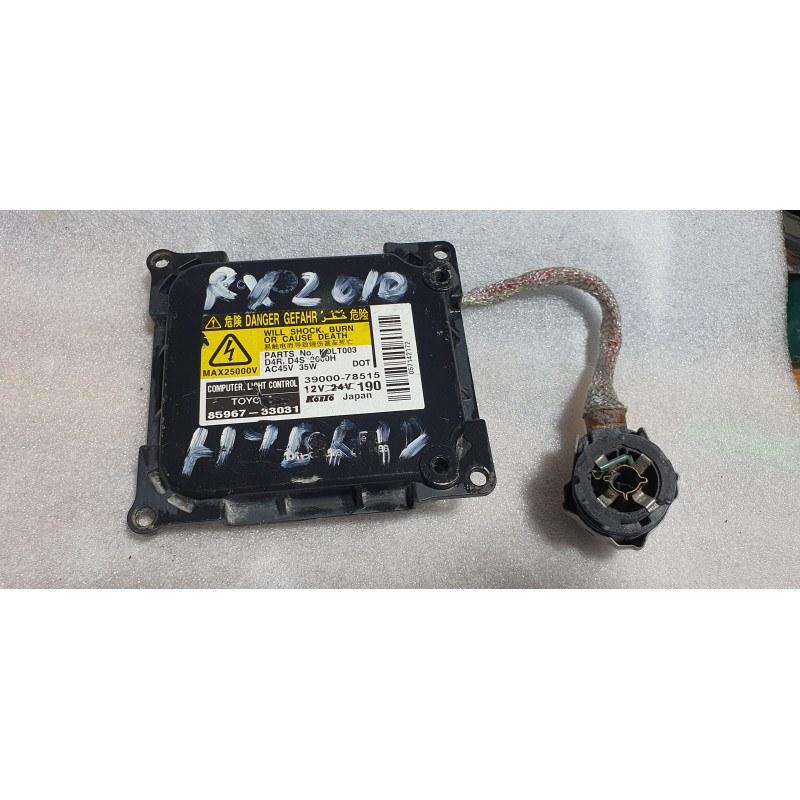LEXUS RX IS TOYOTA XENON HEADLIGHT BALLAST MODULE 85967-33031 39000-78515