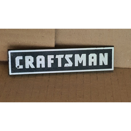 Tool Chest Nameplate  LOGO EMBLEM CRAFTSMAN 1004305