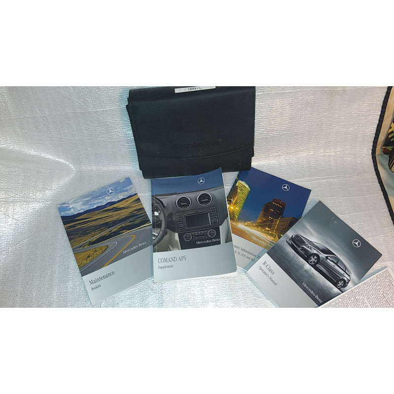 MERCEDES-BENZ R-CLASS 2011 W251 OWNERS MANUAL 2515844082
