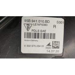 PORSCHE MACAN RIGHT LED  HEADLIGHT 2019-2021 95B941010BD USA