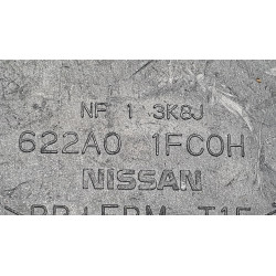 NISSAN CUBE FRONT BUMPER PAINTED TOW HOOK COVER CAP 2009-2014 622A01FC0H 622A0-1FC0H