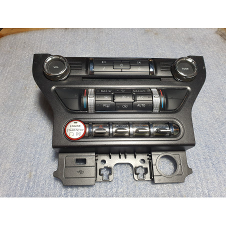 FORD MUSTANG GT RADIO AC HEATER CLIMATE CONTROL CENTER CONSOLE PANEL 2015-2020 FR3T-18E245-CA