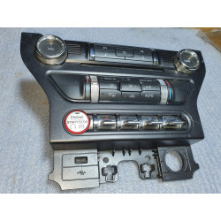 FORD MUSTANG GT RADIO AC HEATER CLIMATE CONTROL CENTER CONSOLE PANEL 2015-2020 FR3T-18E245-CA