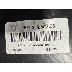 PORSCHE CARRERA 991 911 FRONT RIGHT FENDER SPLASH SHIELD WHEEL HOUSING LINER 2017-2020 99150450205 99150470203 99150450208