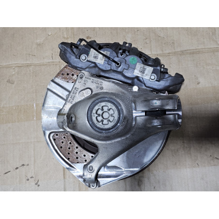 PORSCHE CARRERA 991 911 FRONT LEFT KNUCKLE ROTOR HUB BRAKE CALIPER 2014-2024  9P1407313 99134165705 9P1615123B 9P1615105P