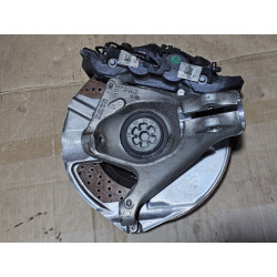 PORSCHE CARRERA 991 911 FRONT LEFT KNUCKLE ROTOR HUB BRAKE CALIPER 2014-2024  9P1407313 99134165705 9P1615123B 9P1615105P