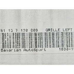 BMW 3 E90 E91 3 328I LEFT CHROME GRILLE GRILL 2006-2009 7120007 51137120007 51137120009 NEW