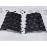 JEEP WRANGLER YJ & TJ XT HOOD VENT KIT 1987-2006 DAYSTAR J101400 D78KJ71042BK M56095 M56087 NEW SET PAIR