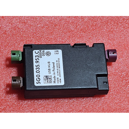 VOLKSWAGEN PORSCHE USB HUB ELECTRONIC MODULE 5G0035953C NEW