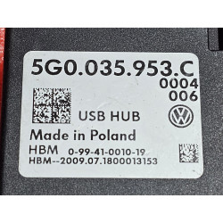 VOLKSWAGEN PORSCHE USB HUB ELECTRONIC MODULE 5G0035953C NEW