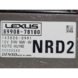 LEXUS NX NX350 NX350H NX450H RIGHT LED HEADLIGHT CONTROL BALLAST MODULE 2022-2025 89908-78180 DENSO 143800-0991 NEW