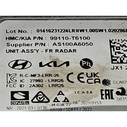 HYUNDAI GENESIS GV80 FRONT BUMPER RADAR ADAPTIVE DISTANCE CRUISE CONTROL MODULE 2021-2024 99110-T6100 AS100A6050