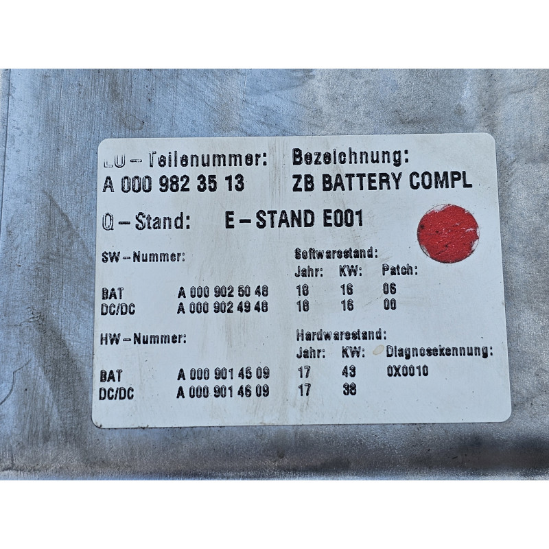 MERCEDES HYBRID C E GLC CLS GLE S AMG GT ZB BATTERY