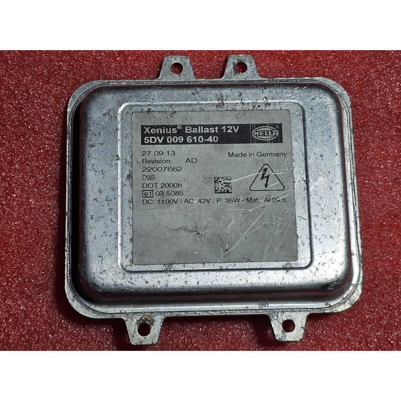 PORSCHE CAYENNE TOUAREG BUICK REGAL MERCEDES BMW JAGUAR XE XF LAND ROVER XENON BALLAST MODULE HELLA 5DV009610-40