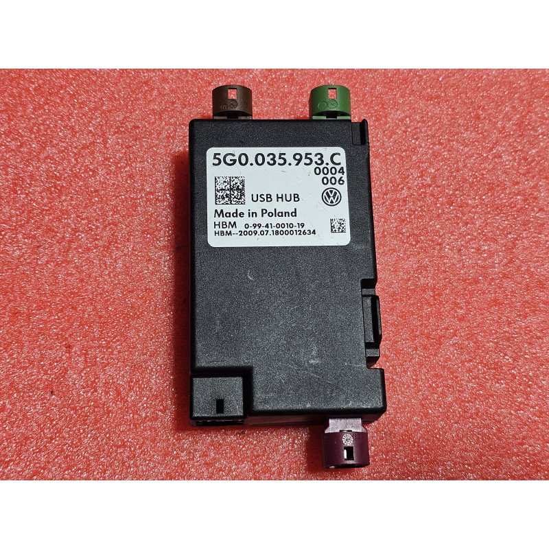 VOLKSWAGEN PORSCHE USB HUB ELECTRONIC MODULE 5G0035953C NEW