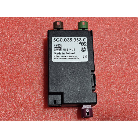 VOLKSWAGEN PORSCHE USB HUB ELECTRONIC MODULE 5G0035953C NEW