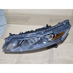 HONDA ACCORD CROSSTOUR LEFT HALOGEN HEADLIGHT BLACK 2010-2012 33150-TP6-A01,