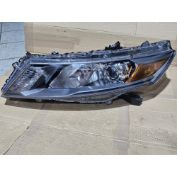 HONDA ACCORD CROSSTOUR LEFT HALOGEN HEADLIGHT BLACK 2010-2012 33150-TP6-A01,