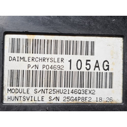 JEEP COMMANDER GRAND CHEROKEE BODY CONTROL MODULE BCM 2007 04692138AE 04692105AG 04692138AG