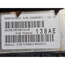JEEP COMMANDER GRAND CHEROKEE BODY CONTROL MODULE BCM 2007 04692138AE 04692105AG 04692138AG