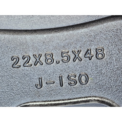 RIVIAN WHEEL RIM R22 22X8.5X48 BRIGHT 2022-2025 PT00001895 PT00001895-E-001 PT00001895E-001 NEW