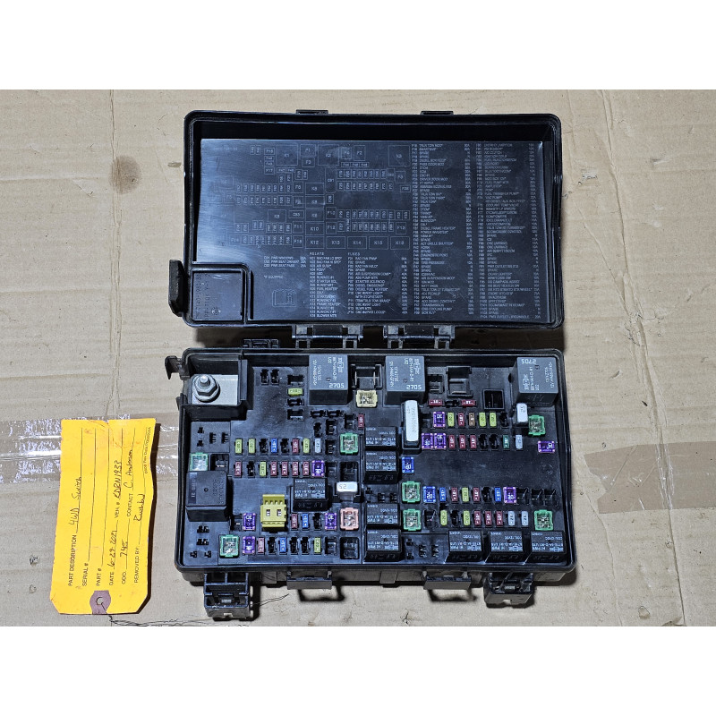 DODGE RAM 1500 POWER DISTRIBUTION FUSE BOX 2013-2014 68089578AE 68089578AI 68089578AC 68089578AD 68089578AF 68089578AG