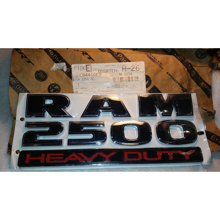 DODGE RAM 2500 HEAVY DUTY LOGO BADGE EMBLEM 68140250AC NEW