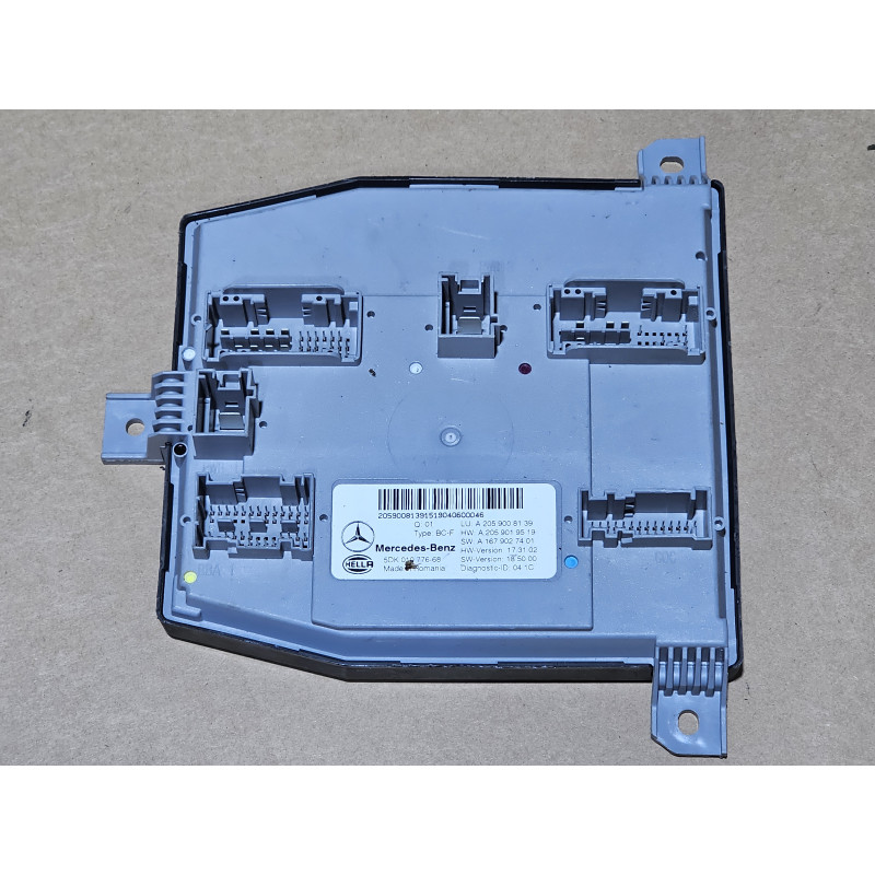 MERCEDES C GLC W205 BODY CONTROL BCM SAM MODULE FRONT 2015-2021 A2059008139 2059008139 A2059019519 A1679027401