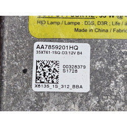 KIA SPORTAGE OSRAM XENON BALLAST MODULE 2017-2019 AA7859201HQ 35XT61-1SQ-D3 10R-044663