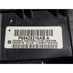 DODGE DURANGO POWER Distribution Center RELAY FUSE BOX 2018-2020 68425216AB 68417608AB 68425216AA
