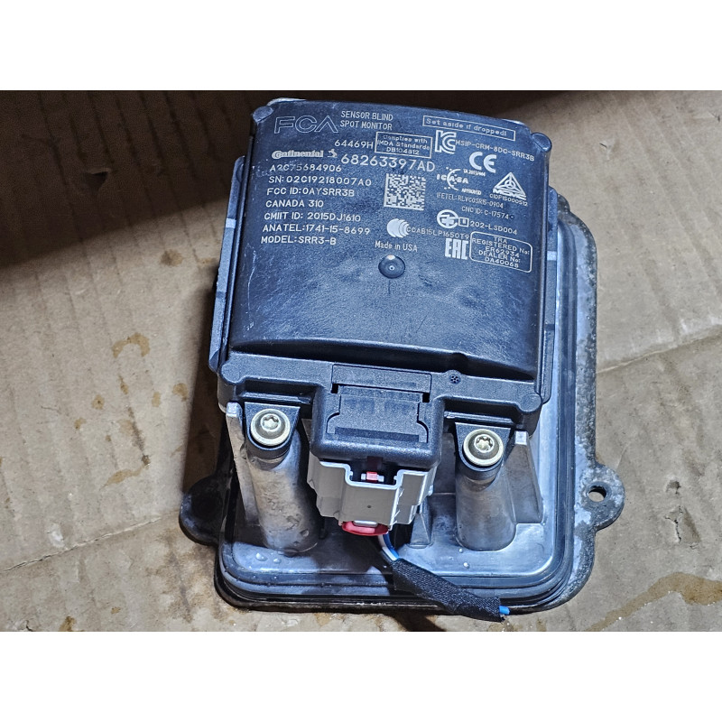 DODGE RAM RIGHT LAMP BLIND SPOT RADAR MONITOR SENSOR MODULE 2019-2024 68263397AD 68263397AE 68263397AA 68263397AB 68263397AC
