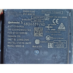 DODGE RAM RIGHT LAMP BLIND SPOT RADAR MONITOR SENSOR MODULE 2019-2024 68263397AD 68263397AE 68263397AA 68263397AB 68263397AC