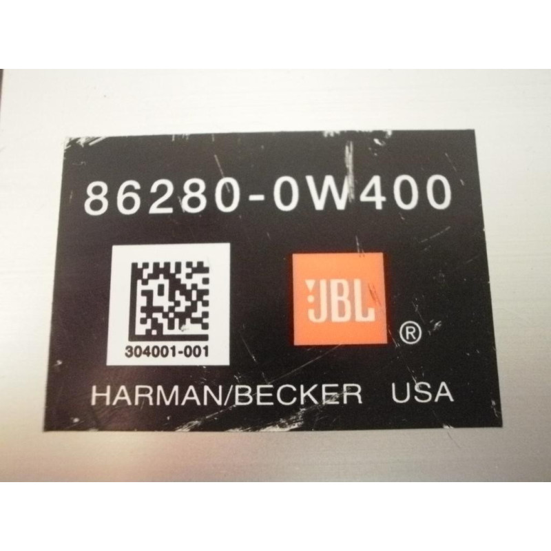 TOYOTA RAV4 JBL SOUND SYSTEM STEREO AMP AMPLIFIER 20062012 862800W400