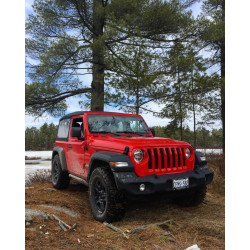 JEEP WRANGLER JL 2 Door RedRock 4x4 STEPS Rocker Guard 2018-2019 PW02966401 J130270-JL NEW PAIR SET