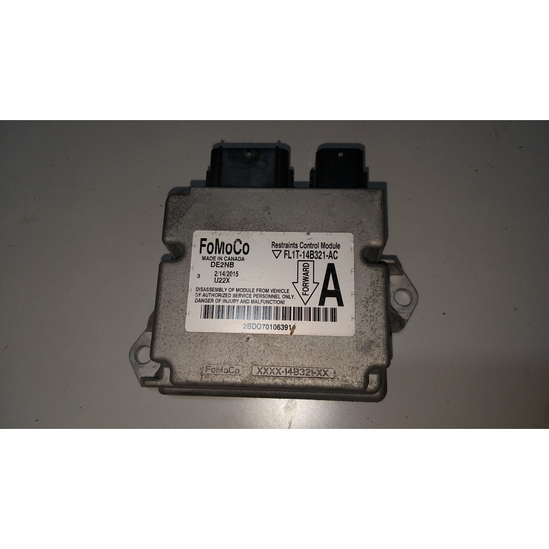 FORD F150 EXPEDITION AIRBAG CONTROL MODULE 2015-2017 FL1T-14B321-AC