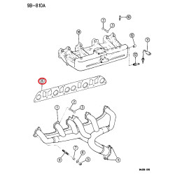 JEEP CHEROKEE GRAND CHEROKEE WRANGLER 4.0L EXHAUST MANIFOLD GASKET 1994-1999 53010238 NEW