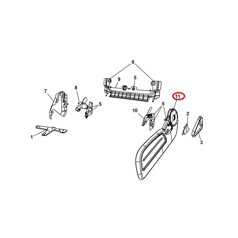 JEEP LIBERTY DODGE NITRO LEFT FRONT SEAT SHIELD ADJUSTER 20092012