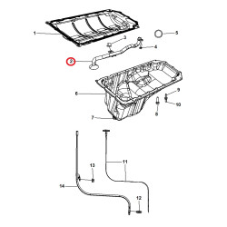 JEEP GRAND CHEROKEE DODGE DURANGO RAM 1500 2500 3500 5.7L ENGINE OIL PICK-UP TUBE 2009-2017 53021522BD NEW