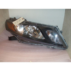 HONDA ACCORD CROSSTOUR RIGHT HALOGEN HEADLIGHT BLACK 2010-2012 33100-TP6-A01