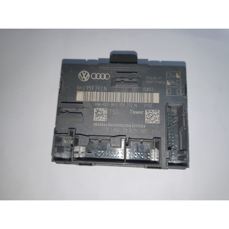 AUDI A4 Q5 B8 FRONT RIGHT DOOR CONTROL MODULE 2009-2012 8K0959792N