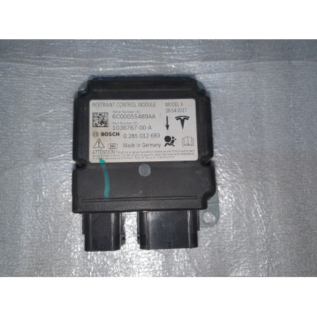 TESLA MODEL X SRS AIRBAG RESTRAINT CONTROL MODULE 2016-2019 1036767-00-A 6C00055489AA BOSCH 0285012693