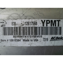 CHEVROLET CORVETTE EQUINOX IMPALA TAHOE HUMMER H2 ECM ENGINE COMPUTER 2008 GM 12617568 12612384